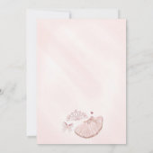 Little Ballerina Roze Ballet Meisje Baby shower In (Achterkant)