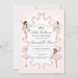 Little Ballerina Roze Ballet Meisje Baby shower In