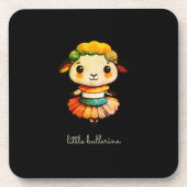 Little Ballerina Sheep Bier Onderzetter (Voorkant)