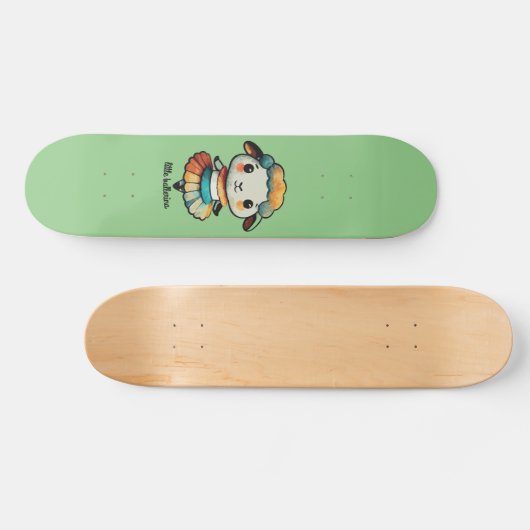 Little Ballerina Sheep Persoonlijk Skateboard (Horizontaal)
