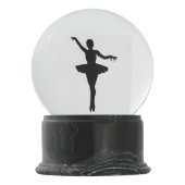 Little Ballerina Sneeuwbol (Achterkant)