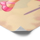 Little Ballerinas Dancing Cute Illustration Poster (Hoek)