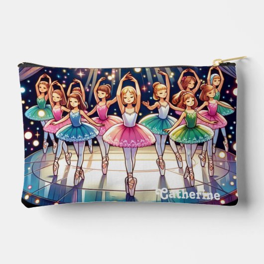 Little Ballerinas Performance Aangepaste naam Etui (Achterkant)