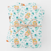 Little Ballerinas Wrapping Paper Set van 3 (In situ)