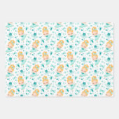 Little Ballerinas Wrapping Paper Set van 3 (Voorkant)