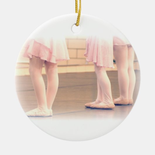 Little Ballet Feet Keramisch Ornament (Voorkant)