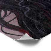 Little Bat Girl Vampire Gothic Fairy Poster (Hoek)