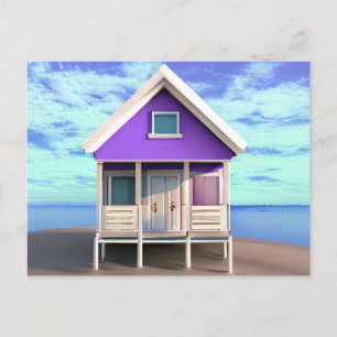 Little Beach Shack op het Zand Briefkaart