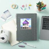 Little Beach Shack op het Zand Sticker (iPad Cover)