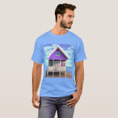 Little Beach Shack op het Zand T-shirt (Voorkant volledig)