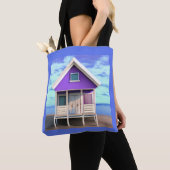 Little Beach Shack op het Zand Tote Bag (Dichtbij)