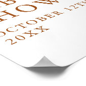 Little Bean Brewing Coffee Baby Shower Welcome Poster (Hoek)