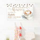 Little Bean Coffee Baby Shower Welcome Spandoek (Insitu)