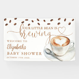 Little Bean Coffee Baby Shower Welcome Spandoek