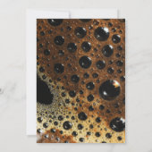 Little Bean Coffee Theme Baby shower Invitation Kaart (Achterkant)