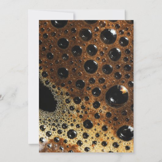 Little Bean Coffee Theme Baby shower Invitation Kaart (Achterkant)