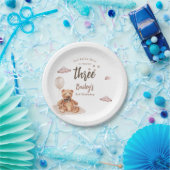 Little Bear Any Age Birthday Papieren Bordje (Feest)