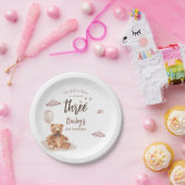 Little Bear Any Age Birthday Papieren Bordje (Feest)