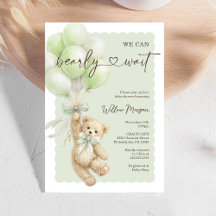 Little Bear Baby Shower Teddy Beer Ballonnen