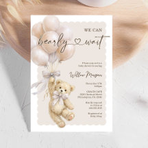 Little Bear Baby Shower Teddy Beer Ballonnen