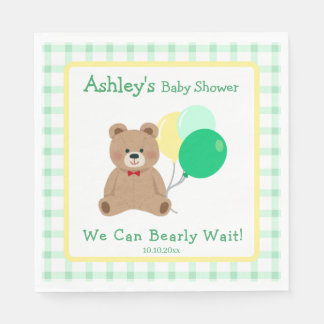 Little Bear + Ballonnen Geslachtsneutrale Baby Sho Servet