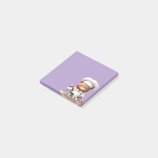 Little Bear-De Chocoladefabrikant Post-it® Notes (Schuin)