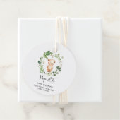 Little Bear Pop het als ze knalt babyshower Bedankjes Labels (In situ)