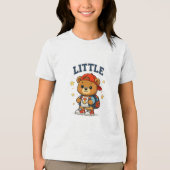 Little Bear Rugzak Tri-Blend Shirt (Voorkant)