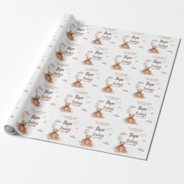 Little Bear Verjaardag Elke Leeftijd Cadeaupapier