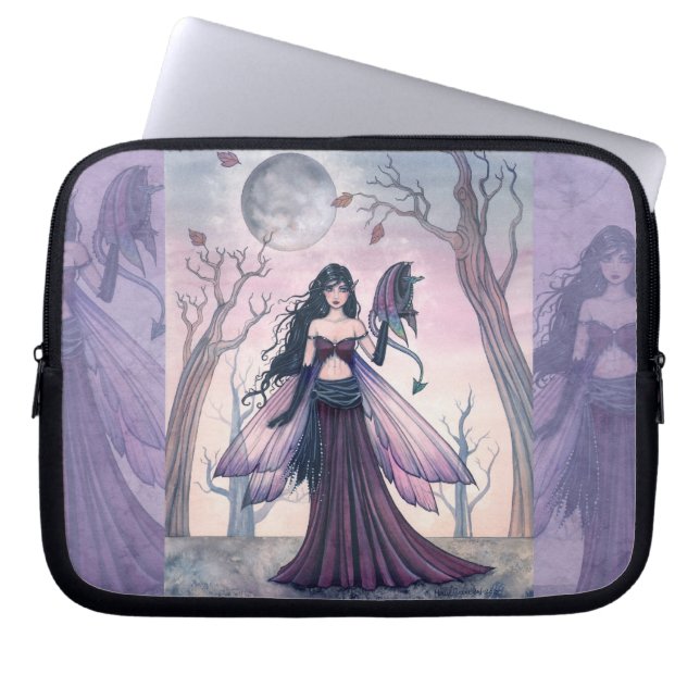 Little Beast Fairy en Dragon laptophoes Laptop Sleeve (Voorkant)