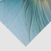 Little Beauty Modern Blue Gold Fractal Art Flower Tissuepapier (Detail)