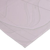 Little Beauty Modern Mauve Gray Fractal Art Flower Medium Tafelloper (Hoek)