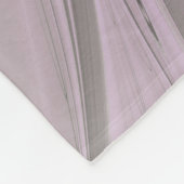 Little Beauty Modern Mauve Grijs Fractal Art Flowe Fleece Deken (Hoek)