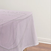 Little Beauty Modern Mauve Grijs Fractal Art Flowe Tafelkleed (Voorbeeld)