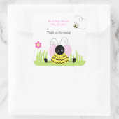 Little Bee Bumble Bees SQUARE Favoriete Sticker (Tas)
