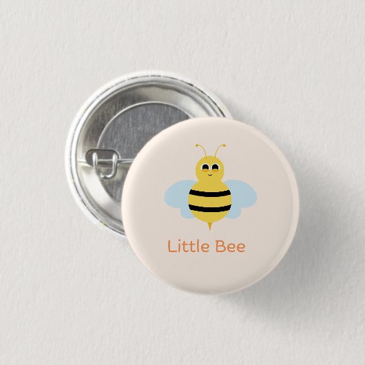 Little Bee Button (Voorkant /achterkant)