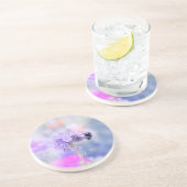 Little Bee Custom Name Zandsteen Onderzetter (Zijkant)