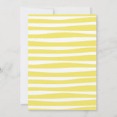 Little Bee First Bee-Day 1e Verjaardag Uitnodiging (Achterkant)