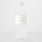 Little Bee Honey Baby shower Gunsten Waterfles Etiket (Voorkant)
