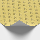 Little Bee Honeybee Bijenteelt Apiary Gift Wrap Cadeaupapier (Hoek)