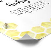 Little BEE Zeg geen baby Poster (Hoek)