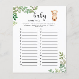 Little beer Baby name race game