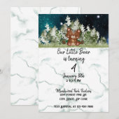 Little Beer Birthday Invite Kaart (Voorkant / Achterkant)