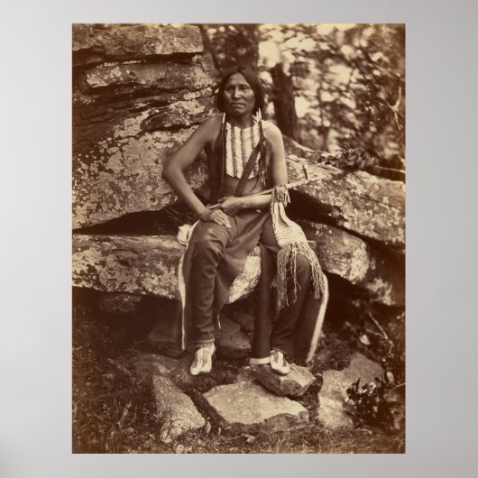 Little Beer, Cheyenne, 1875 Poster (Voorkant)