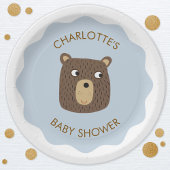 Little Beer Cub Baby shower gepersonaliseerd Papieren Bordje