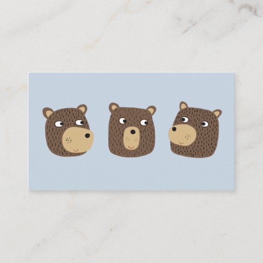 Little Beer Cub Baby shower Gift Registry QR-code Informatiekaartje (Achterkant)