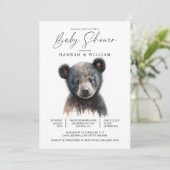 Little Beer Cub Baby shower Kaart (Staand voorkant)