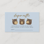 Little Beer Cub Luier Raffle Informatiekaartje (Voorkant)