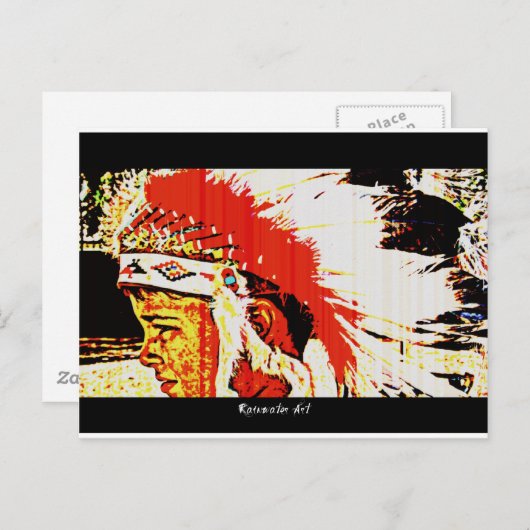 Little Beer Indian Briefkaart (Voorkant / Achterkant)