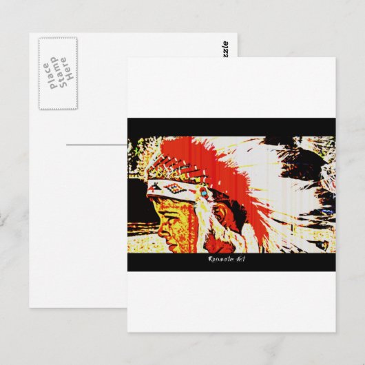 Little Beer Indian Briefkaart (Voorkant / Achterkant)